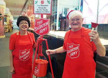 Christmas Kettling by Salvation Army